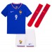 Camiseta Francia Olivier Giroud #9 Primera Equipación Replica Eurocopa 2024 para niños mangas cortas (+ Pantalones cortos)